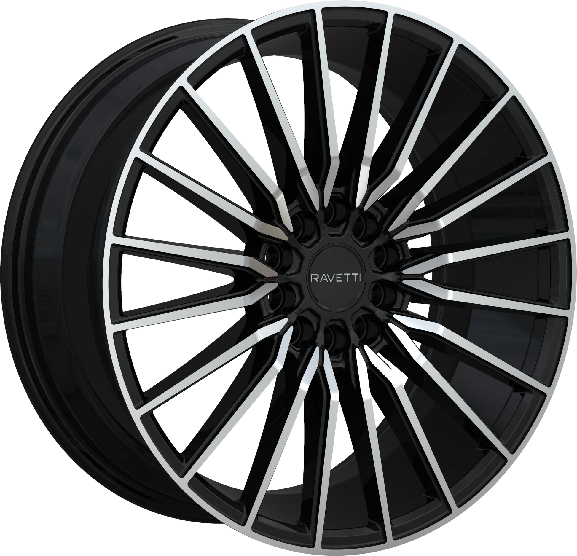 RAVETTI M18 BLACK MACHINED FACE