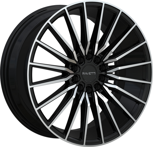 RAVETTI M18 BLACK MACHINED FACE