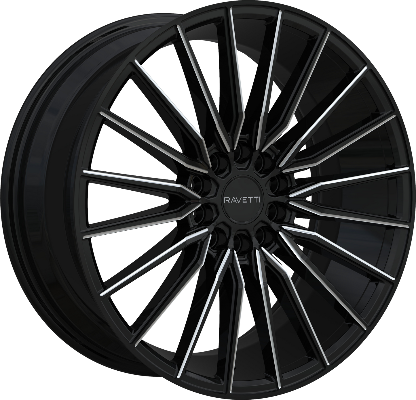 RAVETTI M18 BLACK AND MILLED