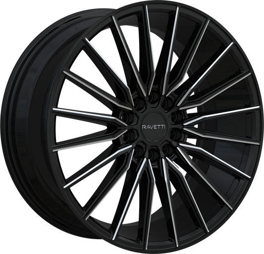 RAVETTI M18 BLACK AND MILLED