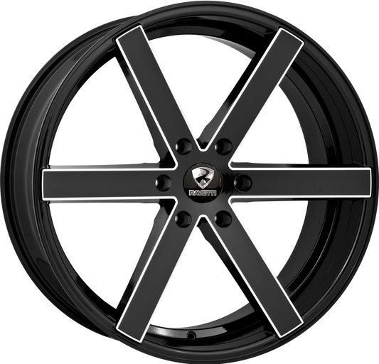 RAVETTI M3 BLACK AND MILLED