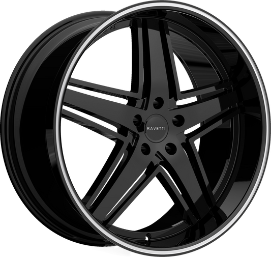 RAVETTI M6 BLACK WITH PINSTRIPE