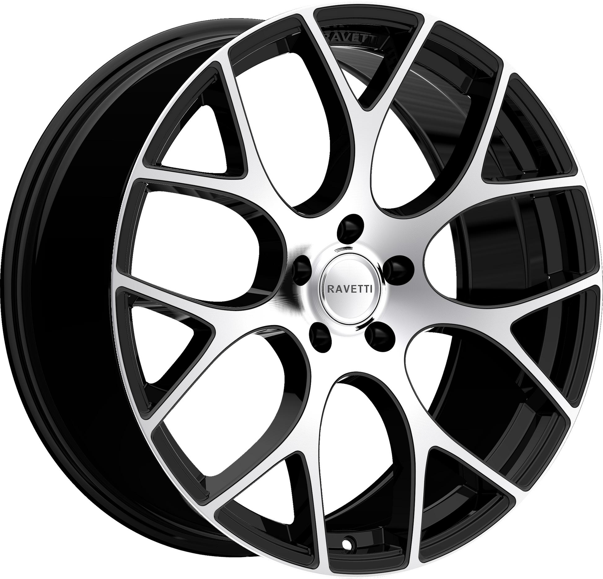 RAVETTI M8 BLACK MACHINED