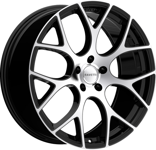 RAVETTI M8 BLACK MACHINED