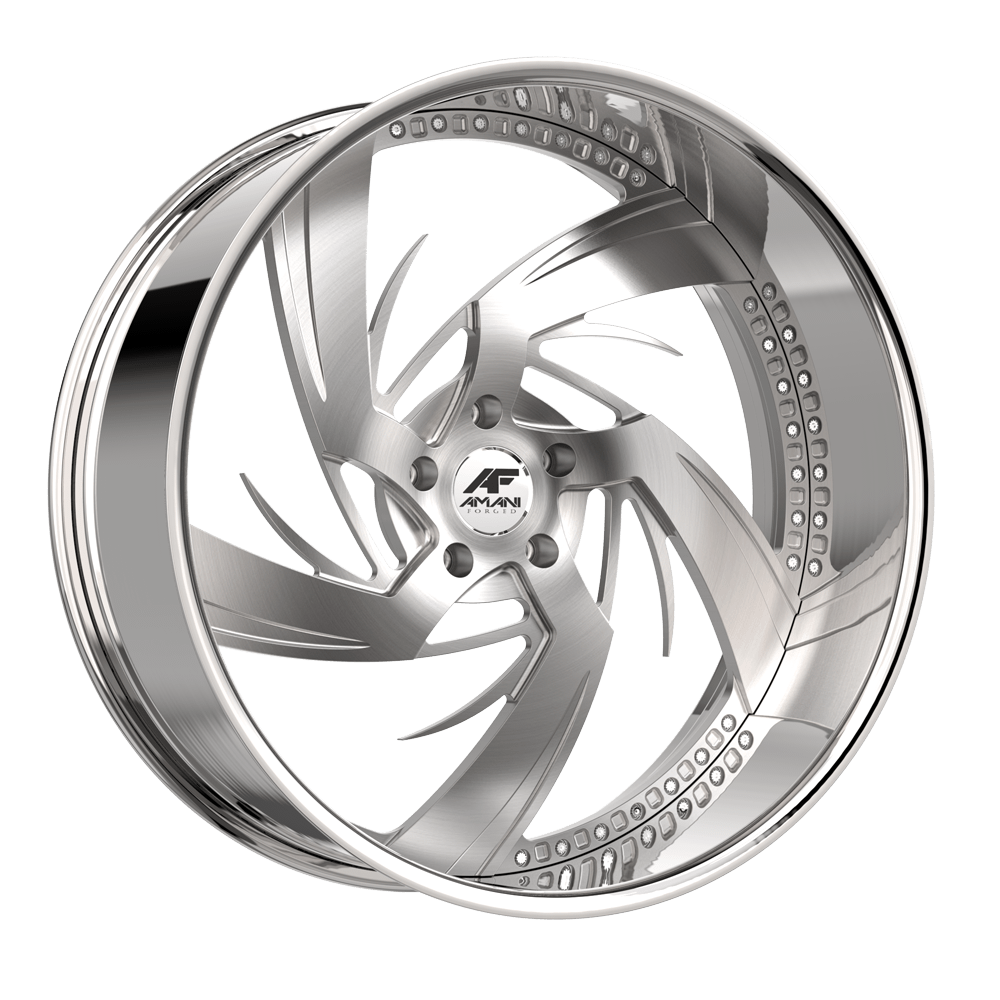 Amani Neo Brush Center Chrome Lip