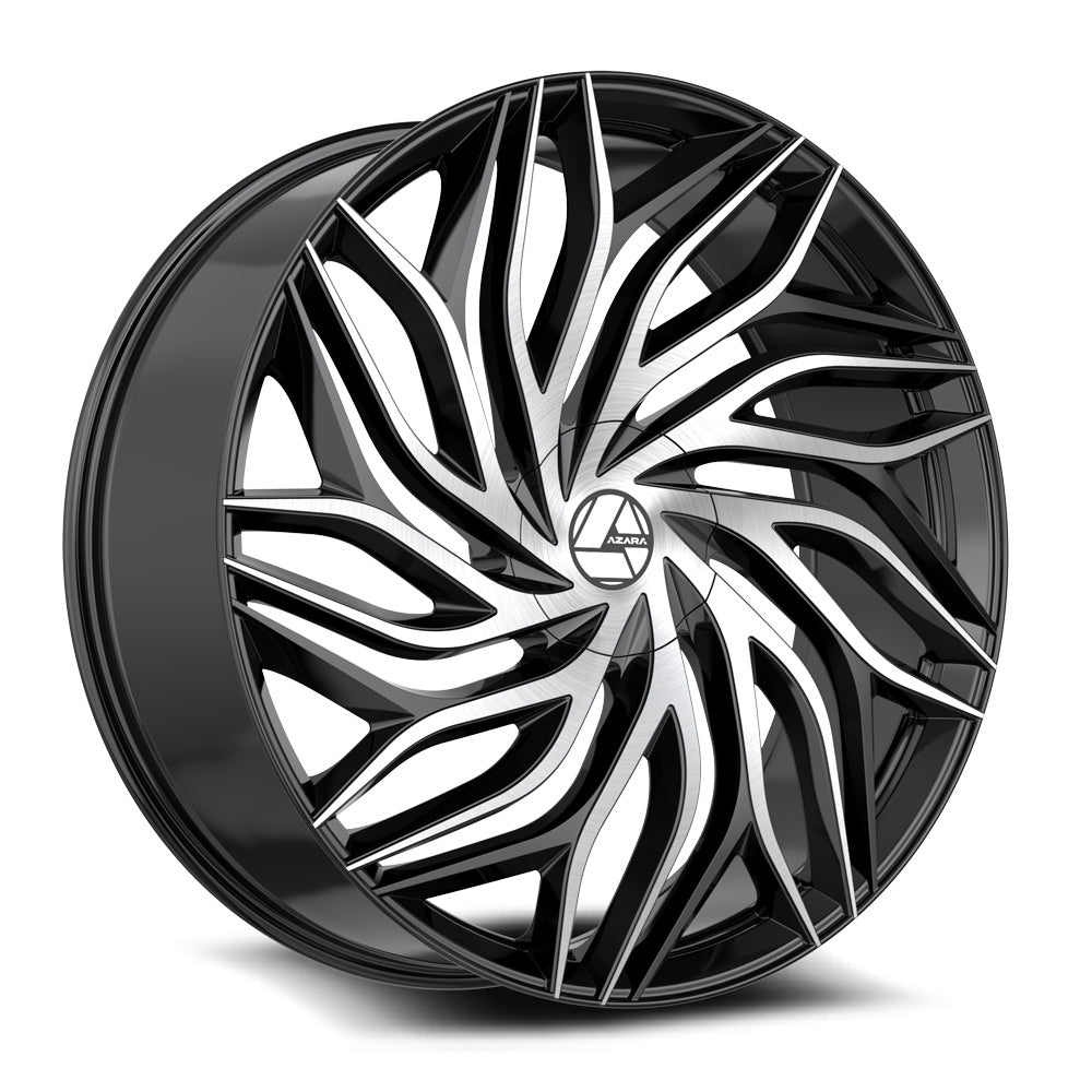 Azara AZA-537 Gloss Black & Machined
