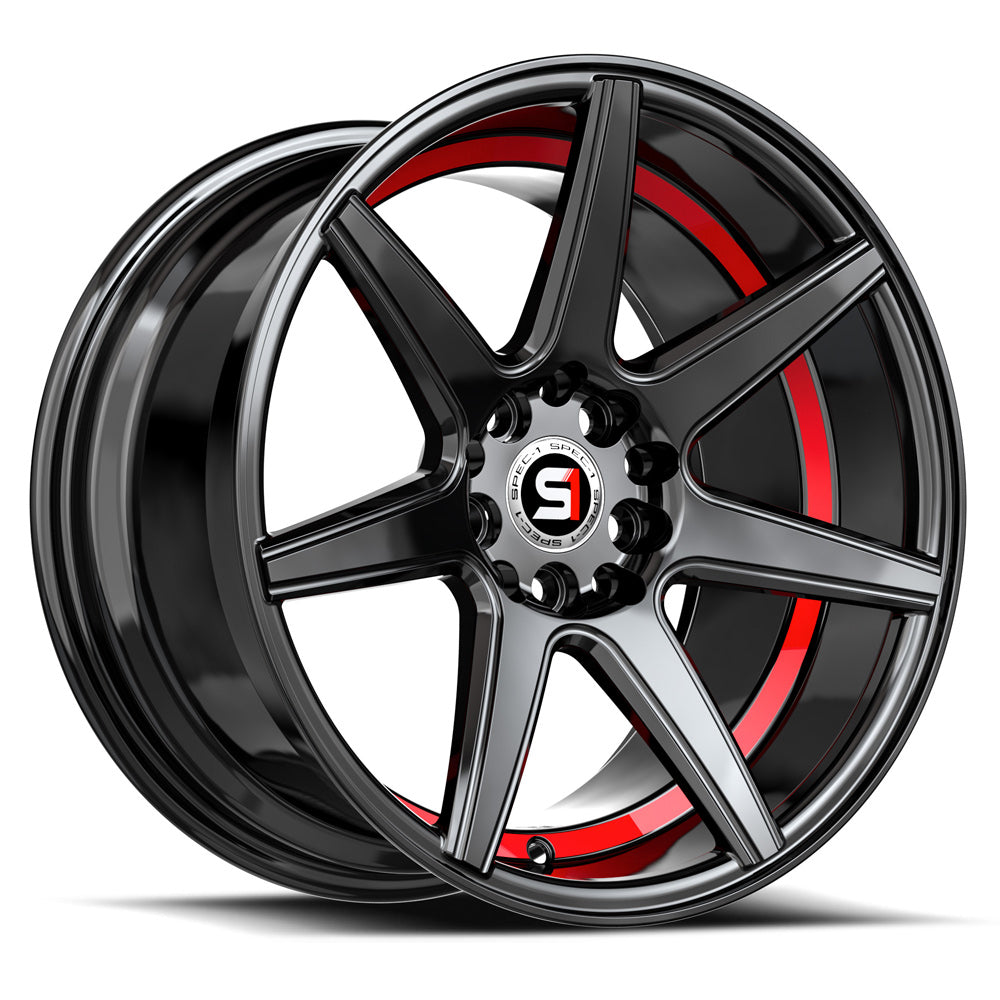 Spec-1 SP-73 Gloss Black & Red Undercut