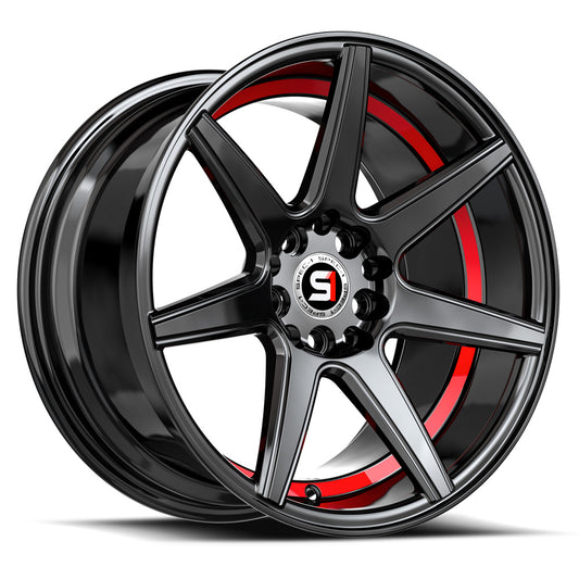 Spec-1 SP-73 Gloss Black & Red Undercut