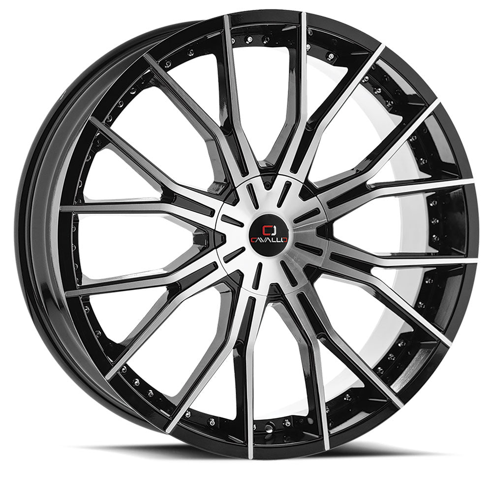 Cavallo CLV-36 Gloss Black & Machined