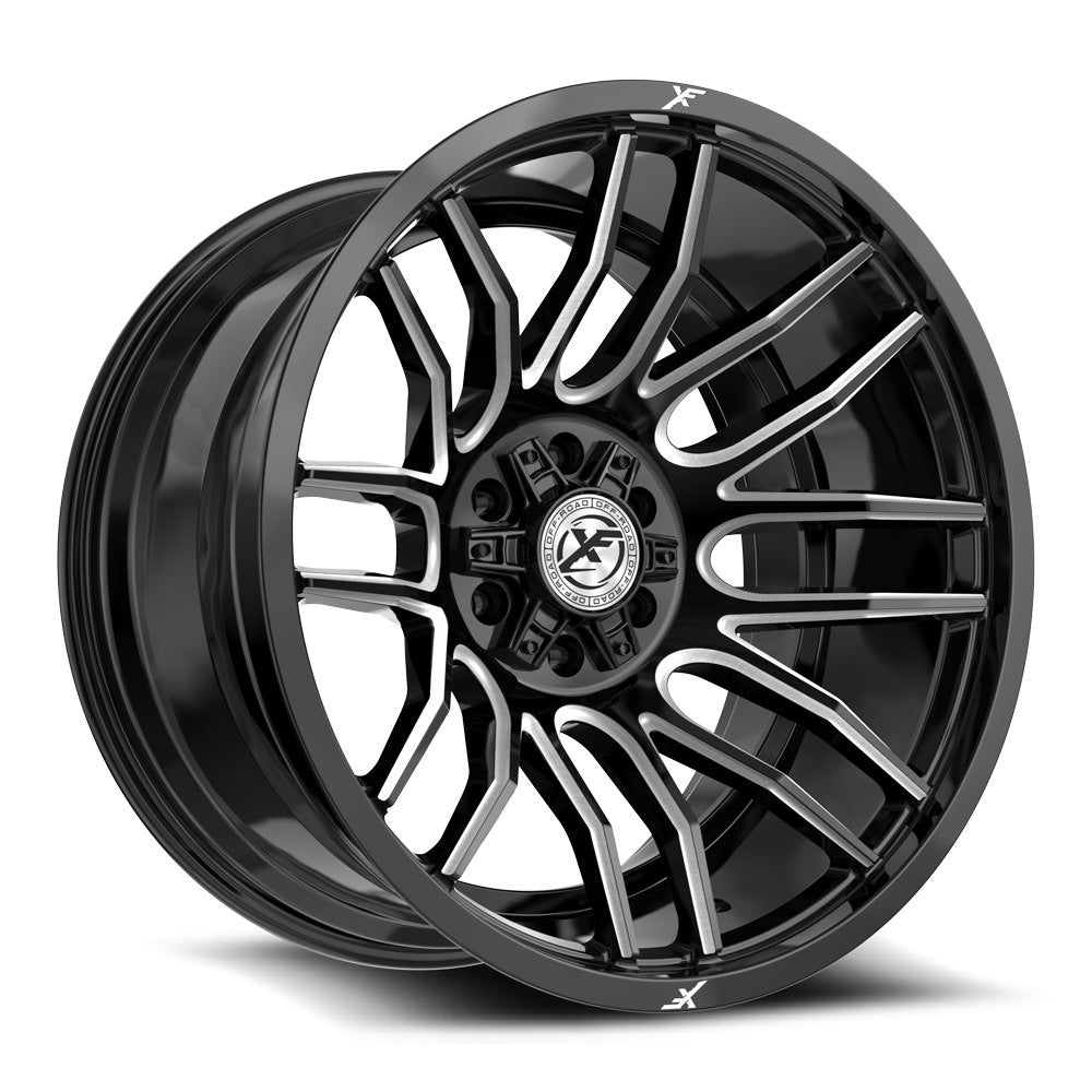 XF Off-Road XF-232 Gloss Black & Milled