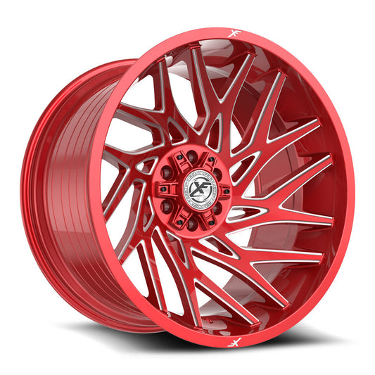 XF Off-Road XF-229 Anodized Red & Milled