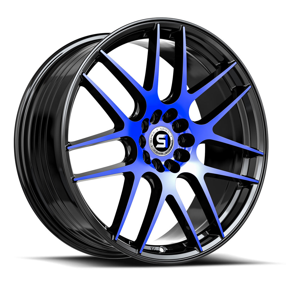 Spec-1 SP-65 Gloss Black & Blue Machined