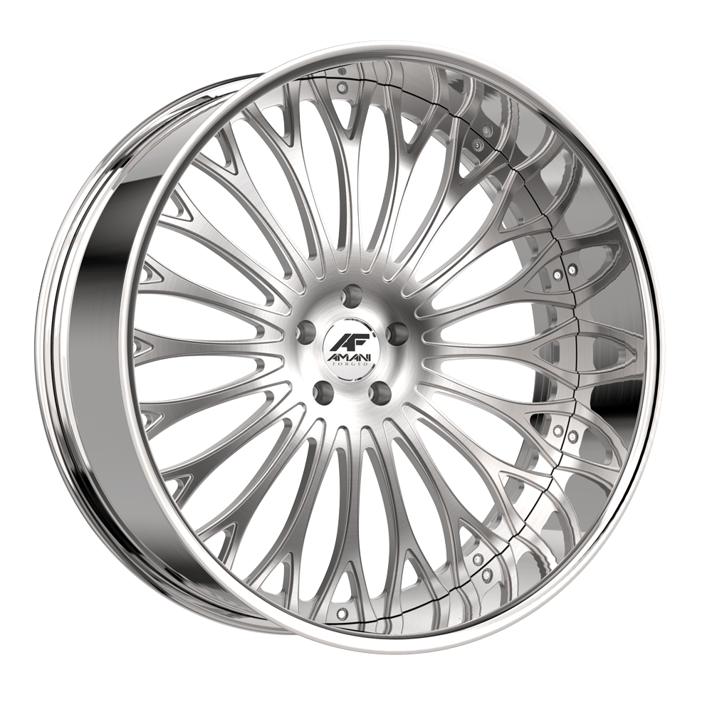 Amani Napoliano Brush Center Chrome Lip