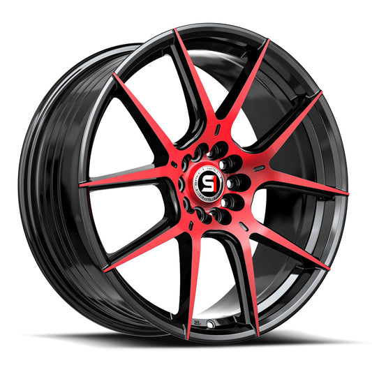 Spec-1 SP-71 Gloss Black & Red Machined