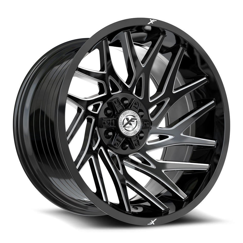XF Off-Road XF-229 Gloss Black & Milled