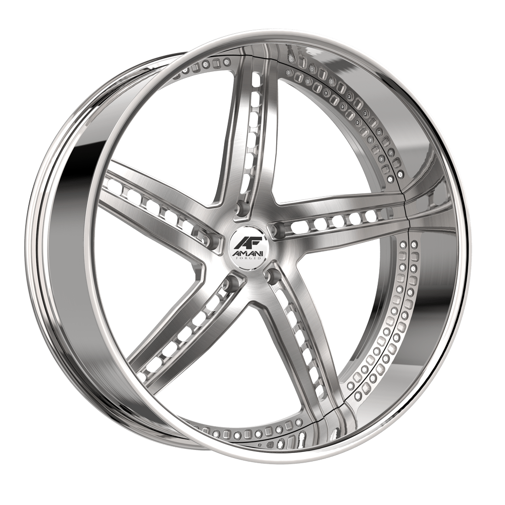 Amani Monero Brush Center Chrome Lip