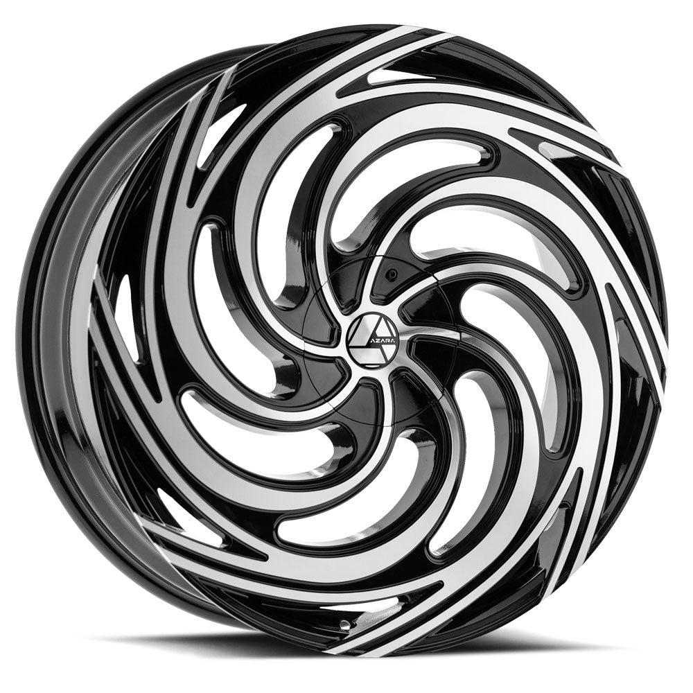 Azara AZA-519 Gloss Black & Machined