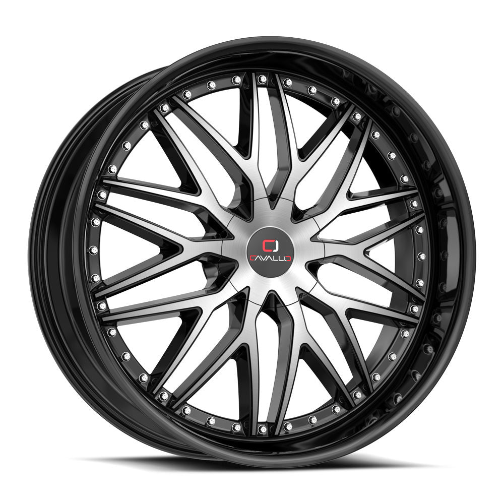 Cavallo CLV-46 Gloss Black & Machined