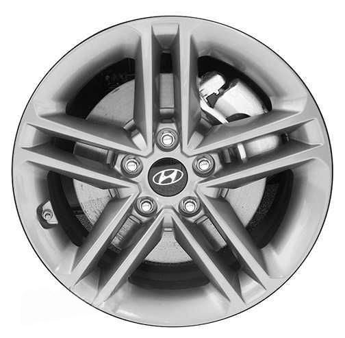 2017-2018 17x7 Hyundai Santa Fe Genuine OEM Alloy Wheel