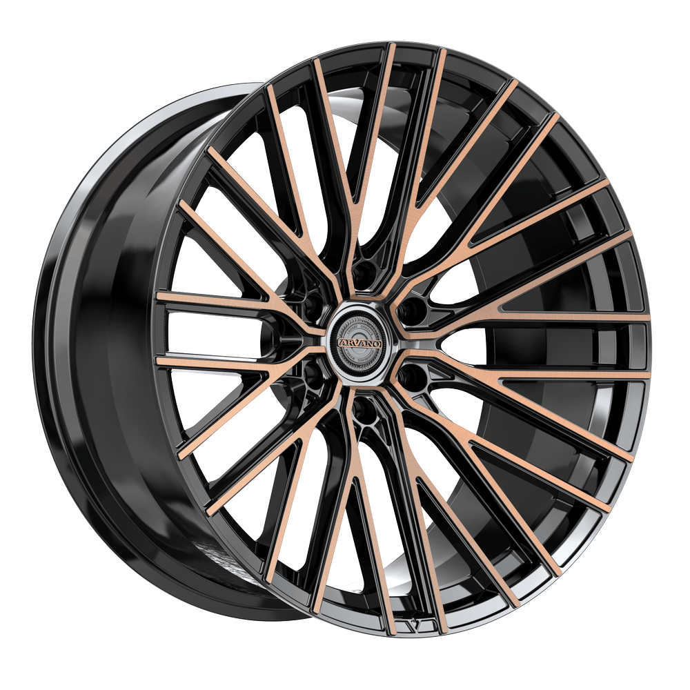 Arvano ART-1 Custom Wheel Satin Black & Bronze Machined Double Dark Tint