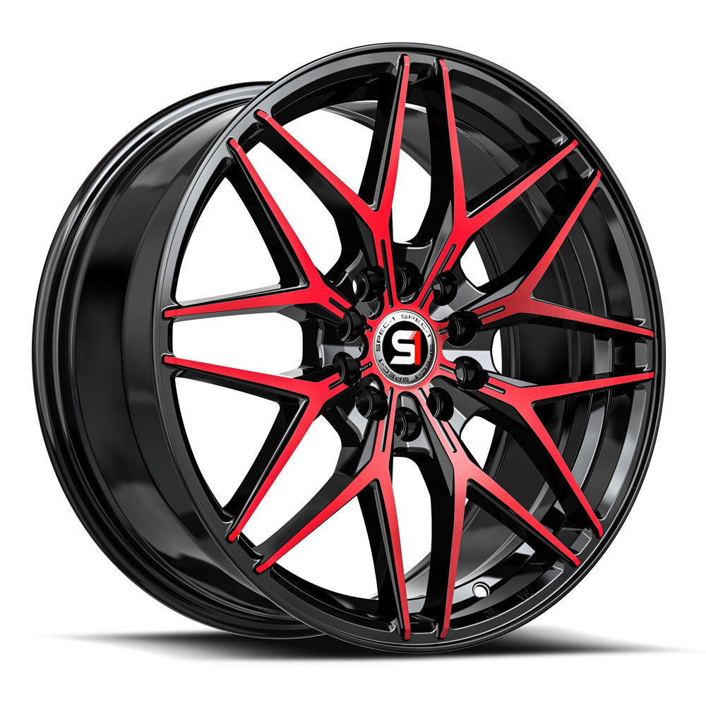 Spec-1 SP-60 Gloss Black & Red Machined
