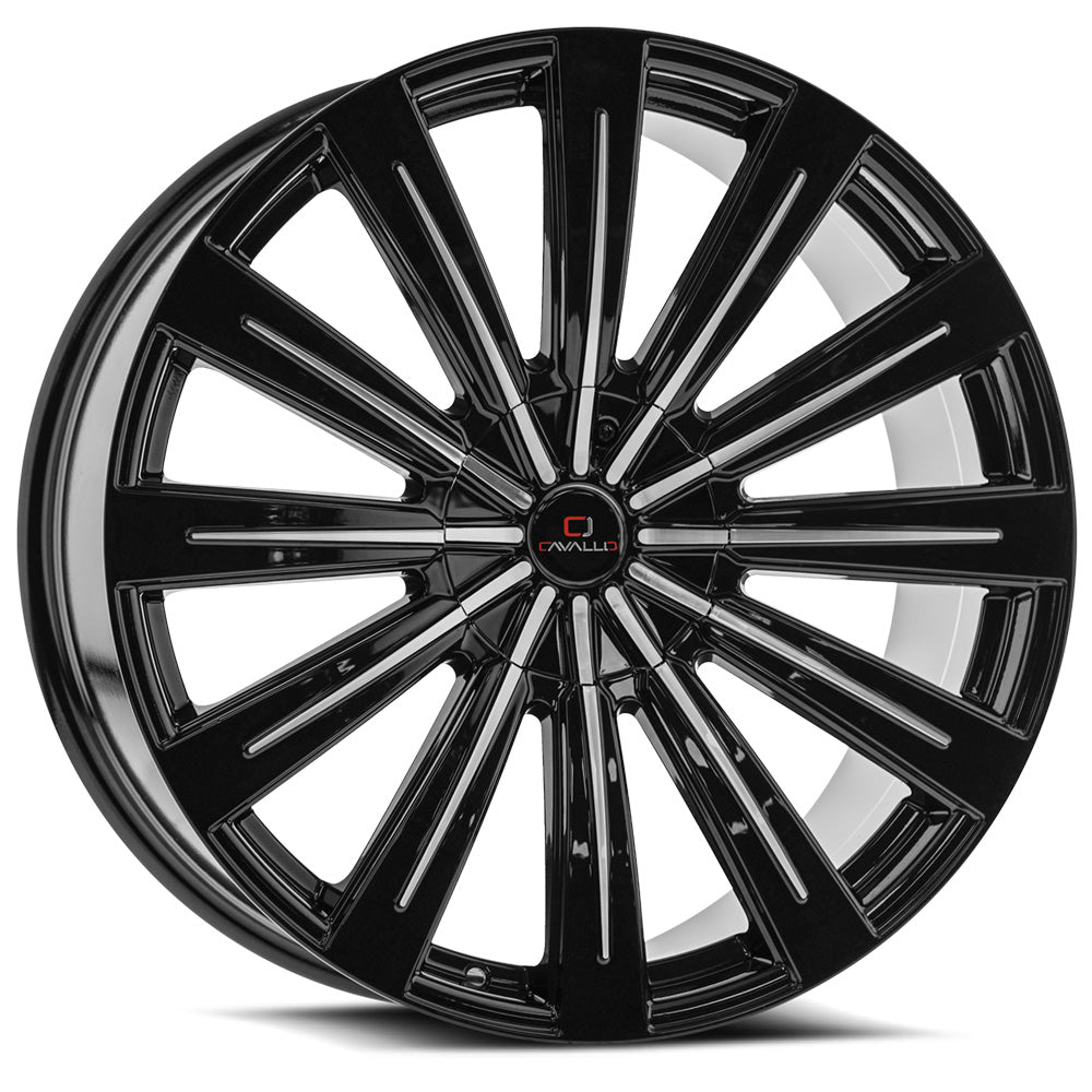 Cavallo CLV-49 Gloss Black & Machined