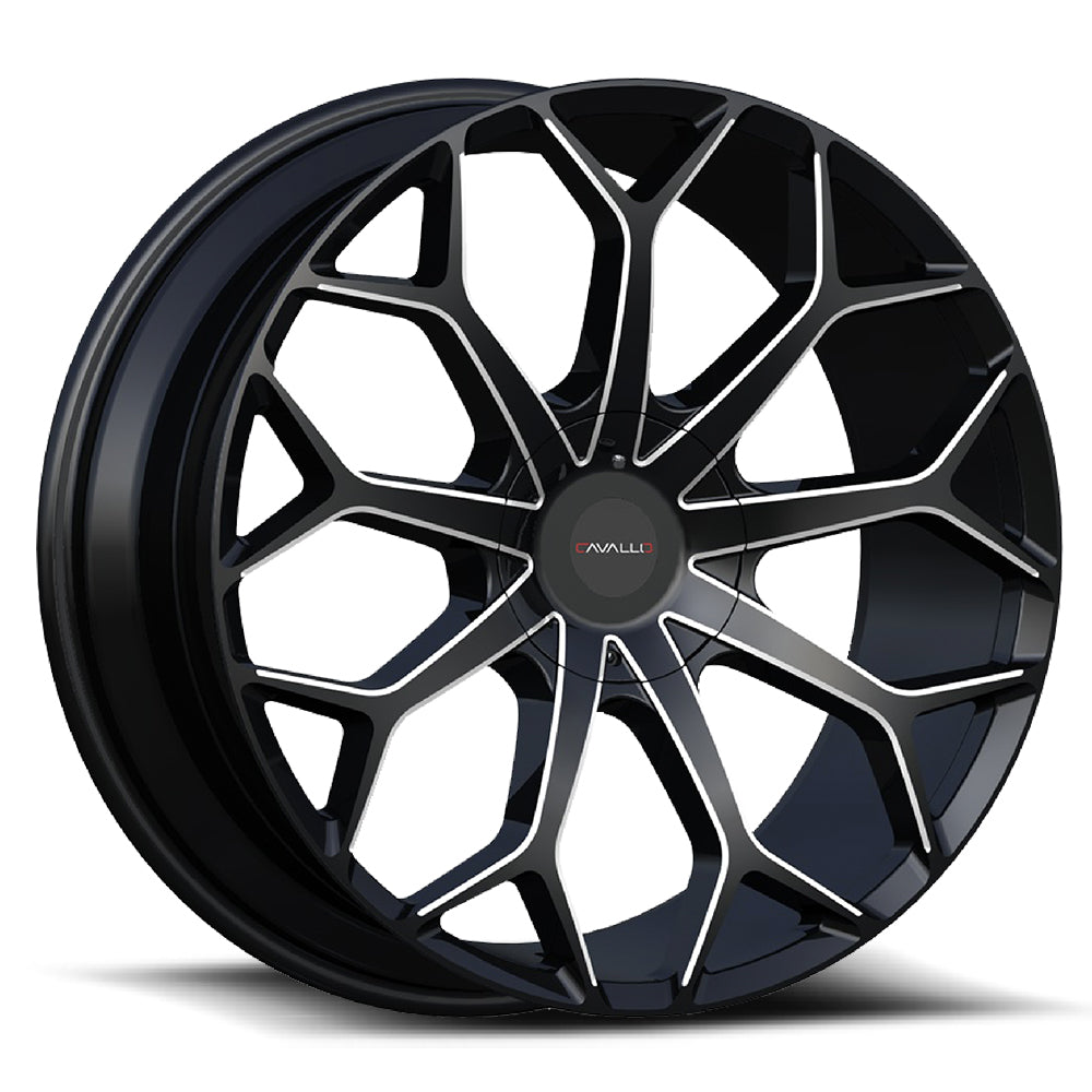 Cavallo CLV-22 Gloss Black & Milled