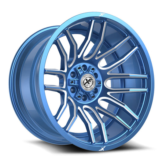 XF Off-Road XF-232 Anodized Blue & Milled