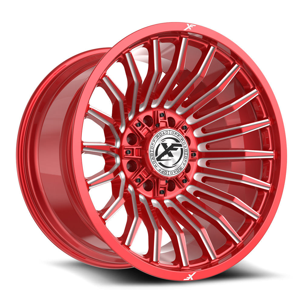 XF Off-Road XF-231 Anodized Red & Milled