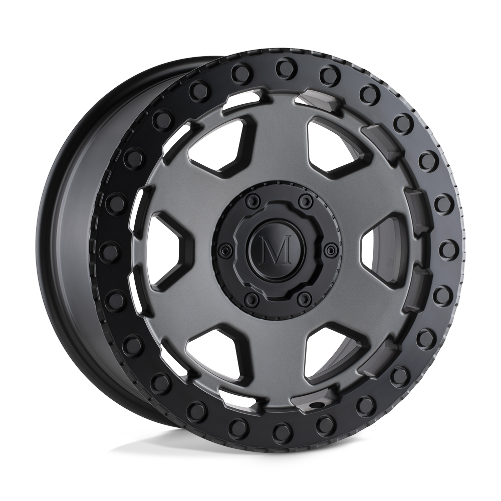 Mandrus FORSCHER MATTE GUNMETAL W/ BLACK LIP EDGE