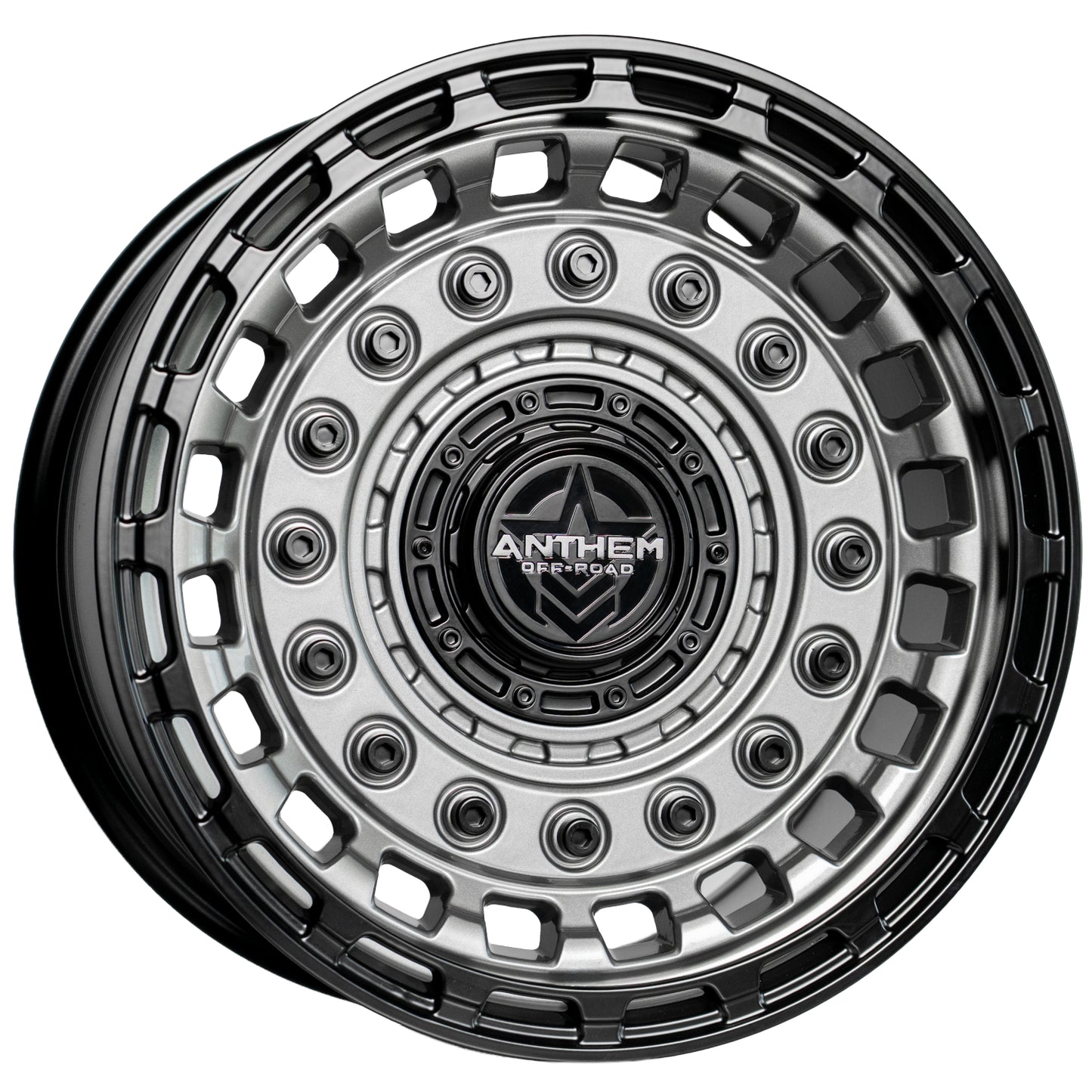 Anthem Offroad Mercenary Custom Wheel Gunmetal w/ Matte Black Accents