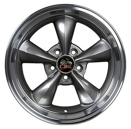 OE WHEELS FR01 17x10.5 5X114.3 27 ANTHRACITE WITH MACHINED LIP