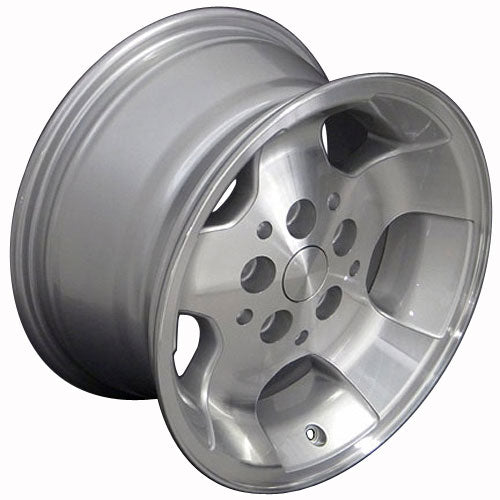 OE WHEELS JP08 15x8 5X114.3 25.4 SILVER MACHINED