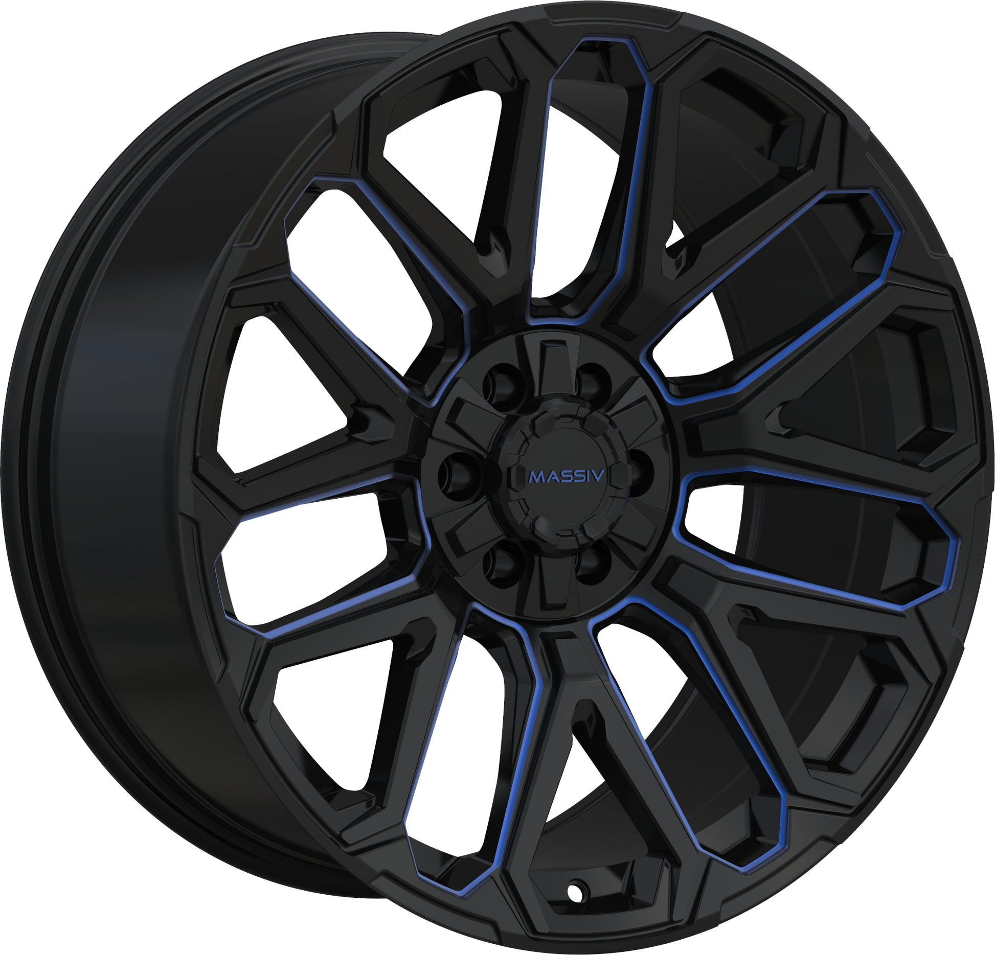 MASSIV OFF-ROAD OR5 BLACK AND  BLUE MILLED