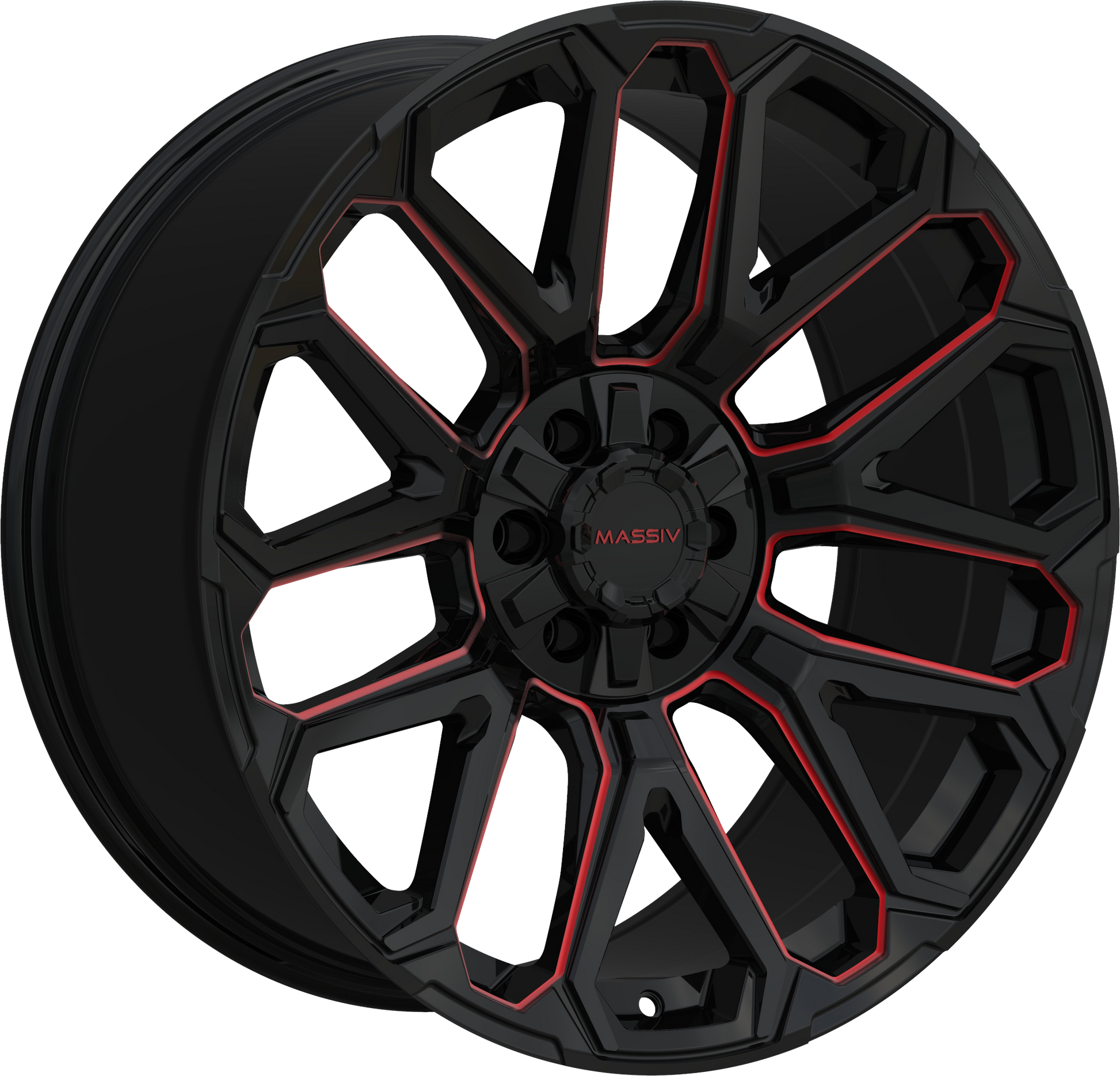 MASSIV OFF-ROAD OR5 BLACK AND RED MILLED