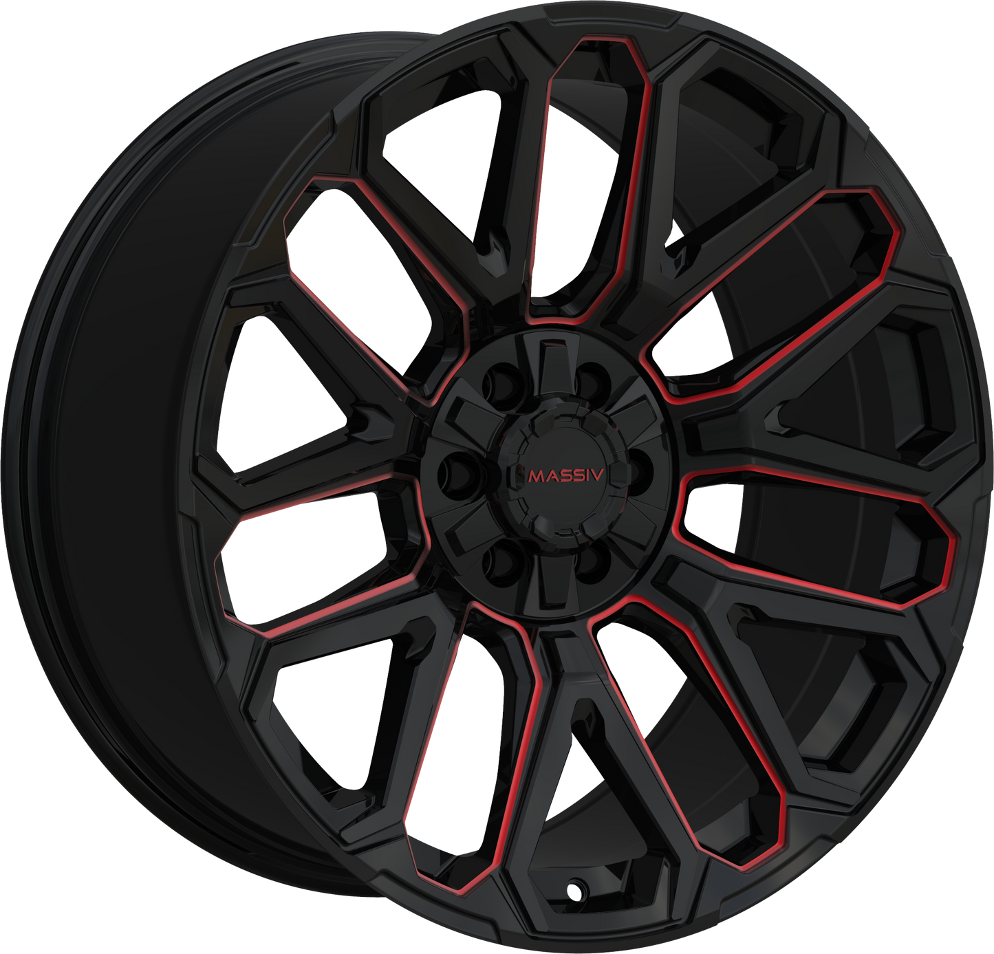 MASSIV OFF-ROAD OR10 BLACK AND RED MILLED