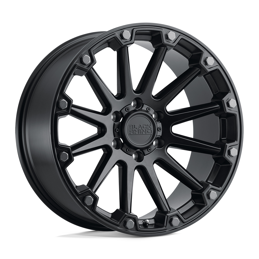 Black Rhino Hard Alloys PINNACLE SEMI GLOSS BLACK W/ GUNMETAL BOLTS