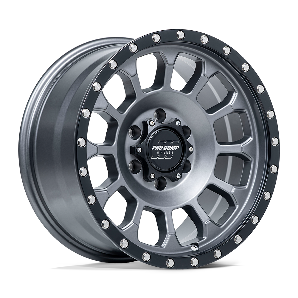 Pro Comp Alloys PA34 ROCKWELL MATTE GRAPHITE WITH BLACK LIP