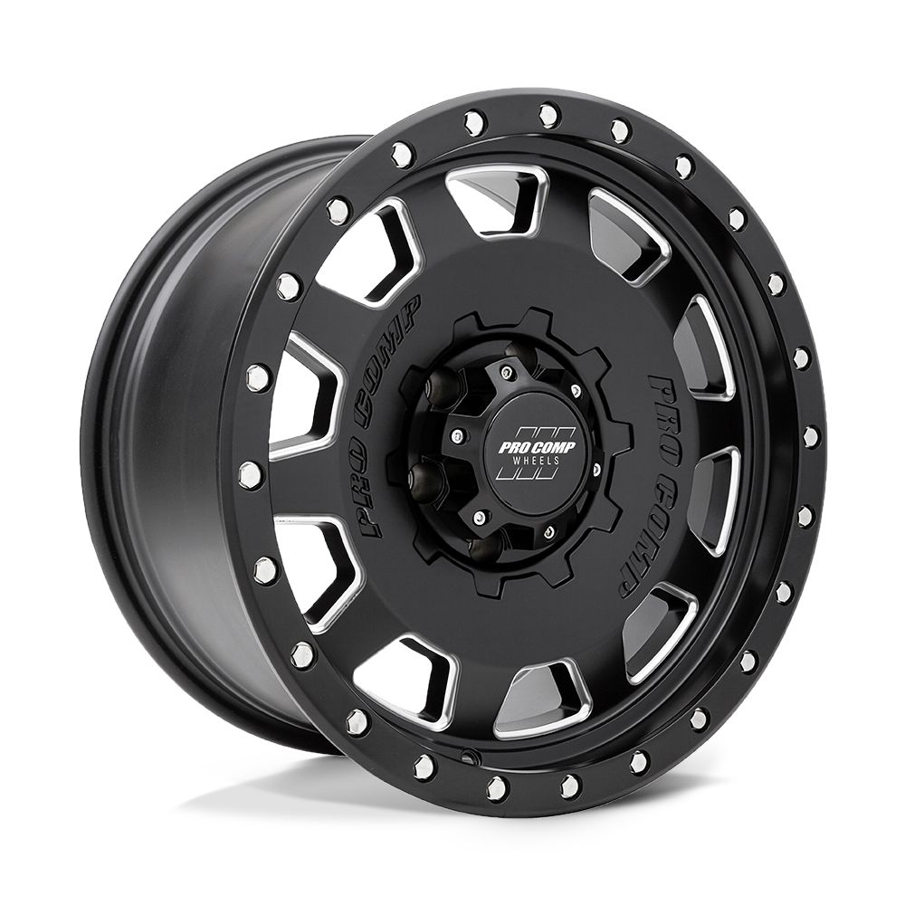 Pro Comp Alloys PA60 HAMMER SATIN BLACK WITH SS BOLTS