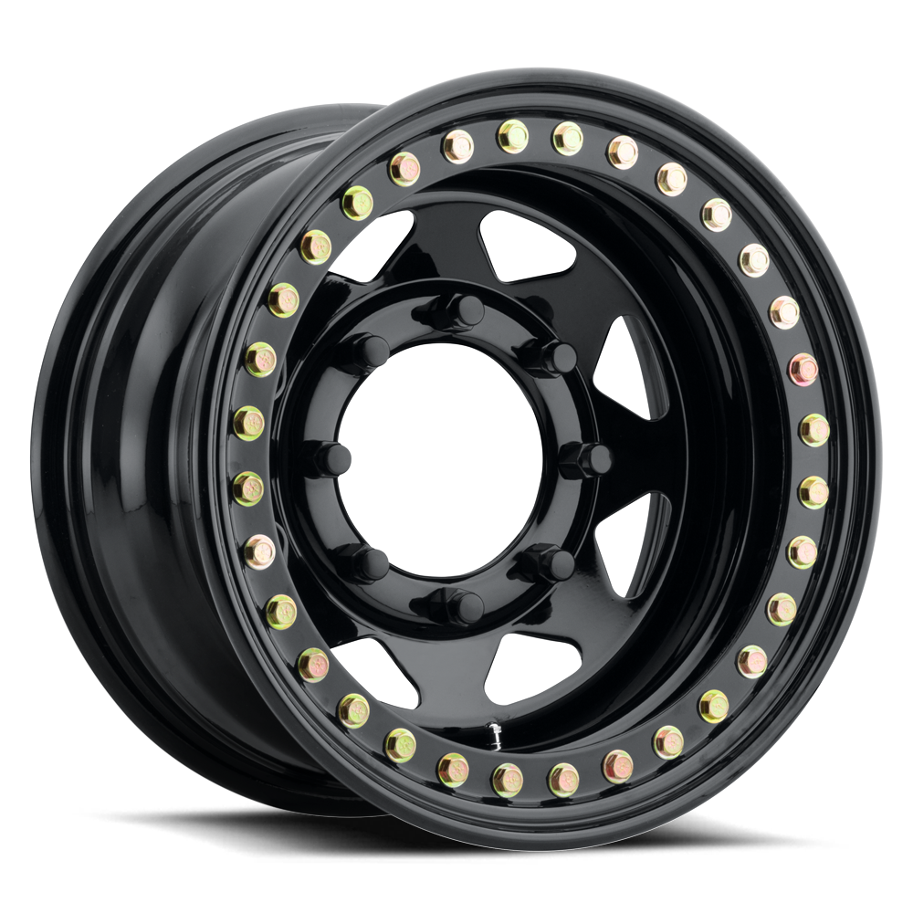 Raceline RT80 Rock 8 Spoke wheel Gloss Black
