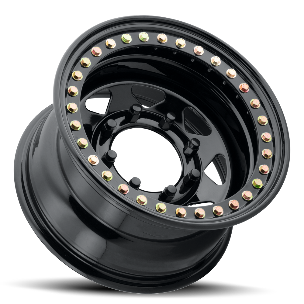 Raceline RT80 Rock 8 Spoke wheel Gloss Black