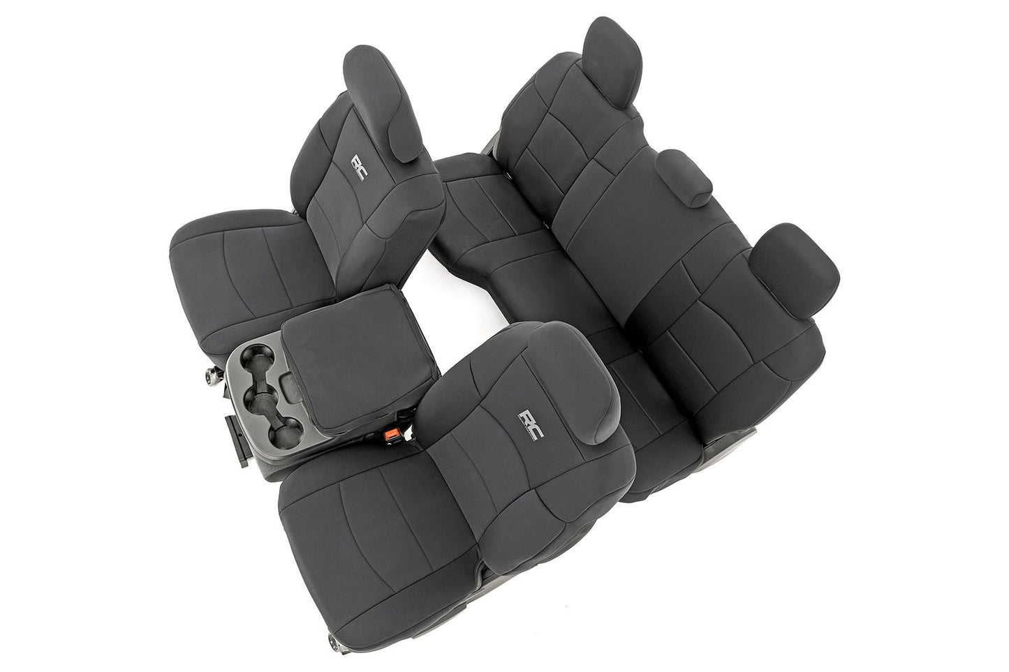 Rough Country Seat Covers | Bucket Seats | FR & RR | Ram 2500 2WD/4WD (2019-2026)