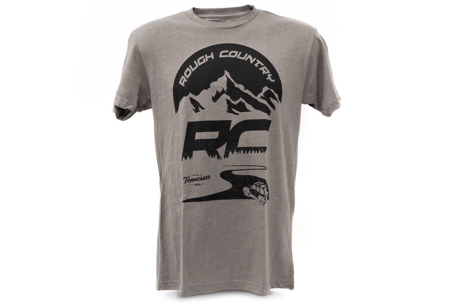 Rough Country Rough Country T-Shirt | RC Mountains | Warm Gray | 3XL