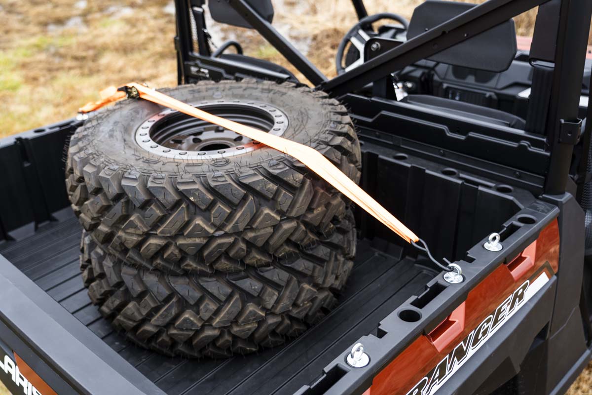 Rough Country Bed Tie Down Kit | 1-7/16" Diameter | 5 Pieces | Polaris Ranger XP 900/XP 1000/General