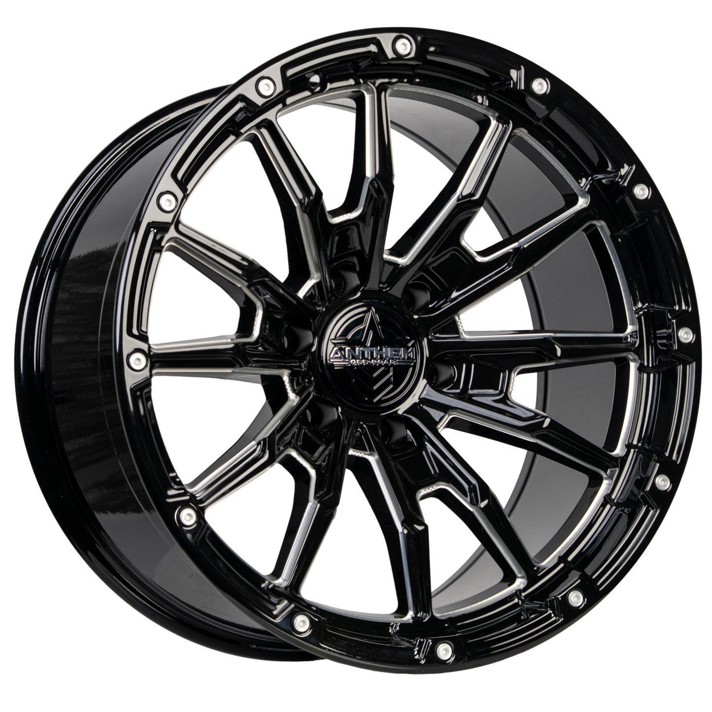 Anthem Offroad Talon Custom Wheel Gloss Black w/ Milled Edges