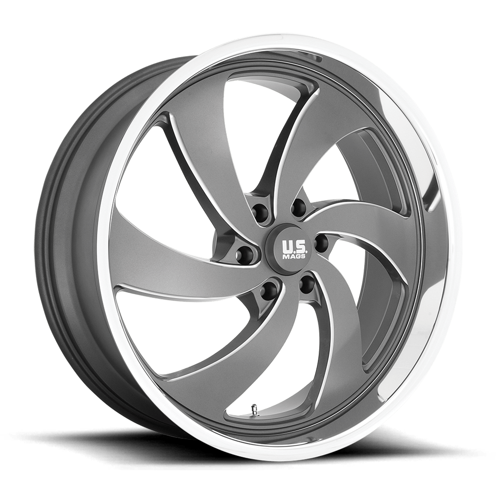US Mag 1PC U133 DESPERADO ANTHRACITE MILLED DIAMOND CUT MILLED