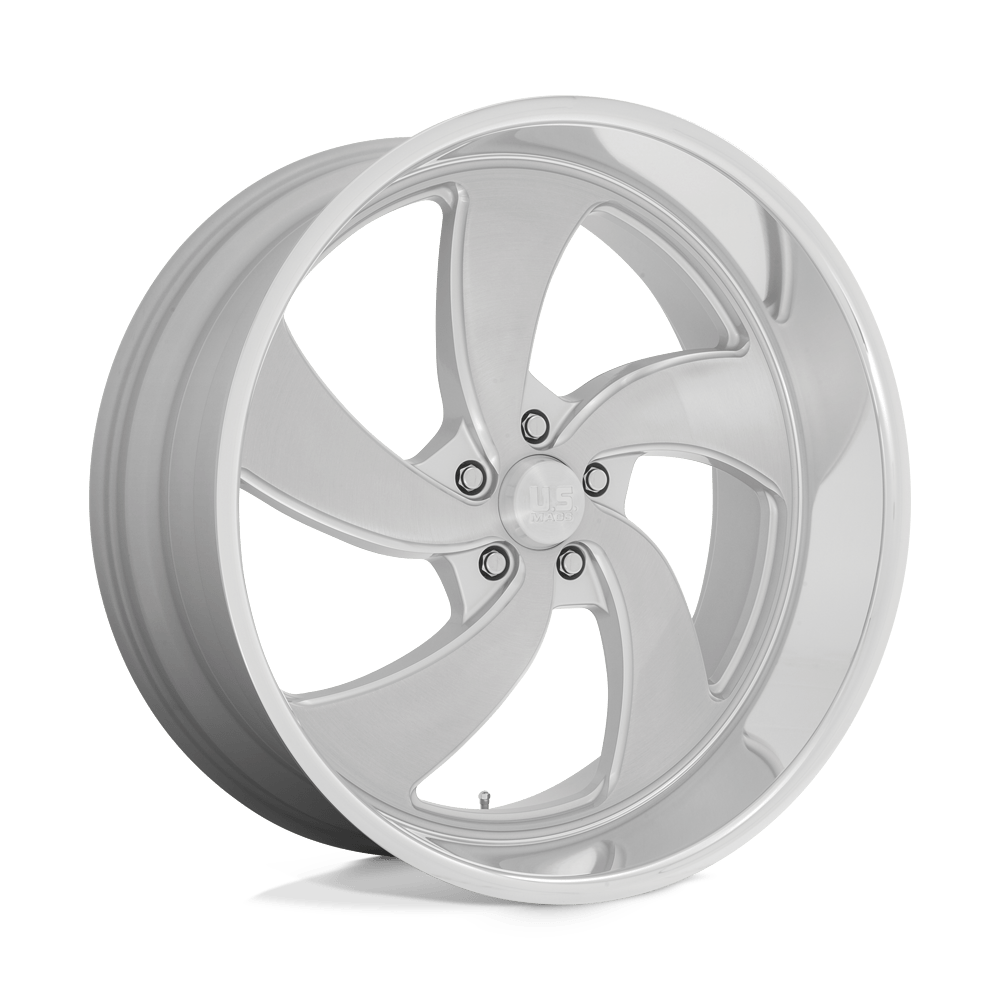 US Mag 1PC U134 DESPERADO SILVER BRUSHED FACE MILLED DIAMOND CUT MILLED