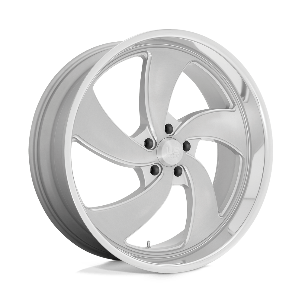 US Mag 1PC U134 DESPERADO SILVER BRUSHED FACE MILLED DIAMOND CUT MILLED