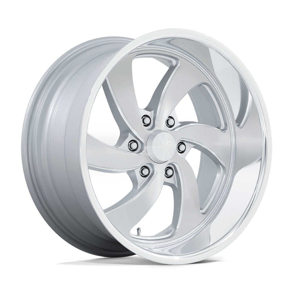US Mag 1PC U134 DESPERADO SILVER BRUSHED FACE MILLED DIAMOND CUT MILLED