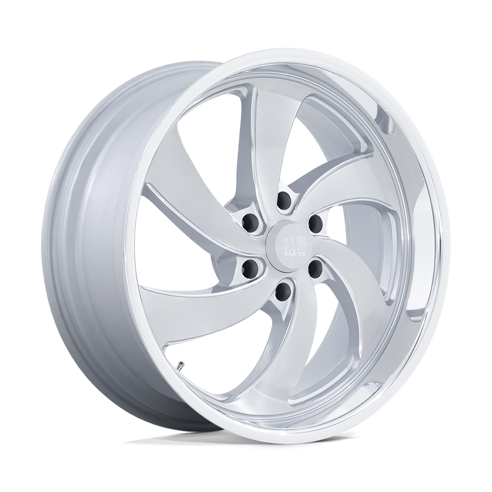 US Mag 1PC U134 DESPERADO SILVER BRUSHED FACE MILLED DIAMOND CUT MILLED